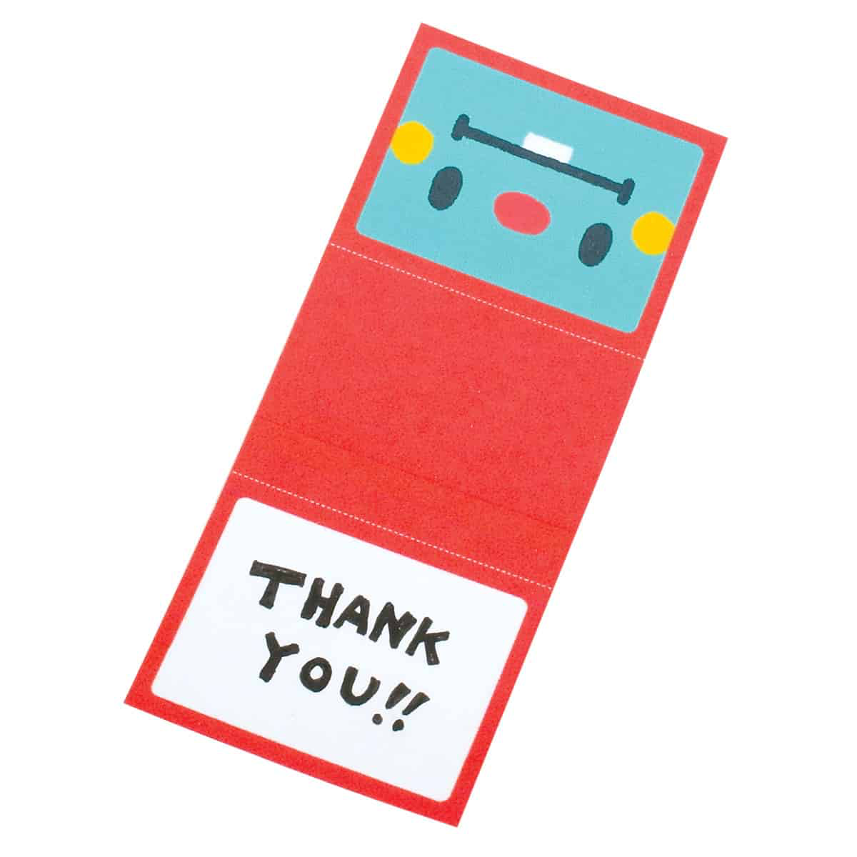 Thank You message piece from Wooden Greeting Card.