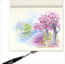 Load image into Gallery viewer, A STUDIO SERIES Watercolor Paper Block page with drawing.
