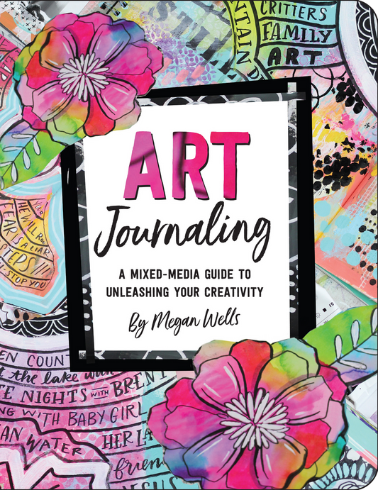 Cover photo of Art Journaling, a mixed media guide.
